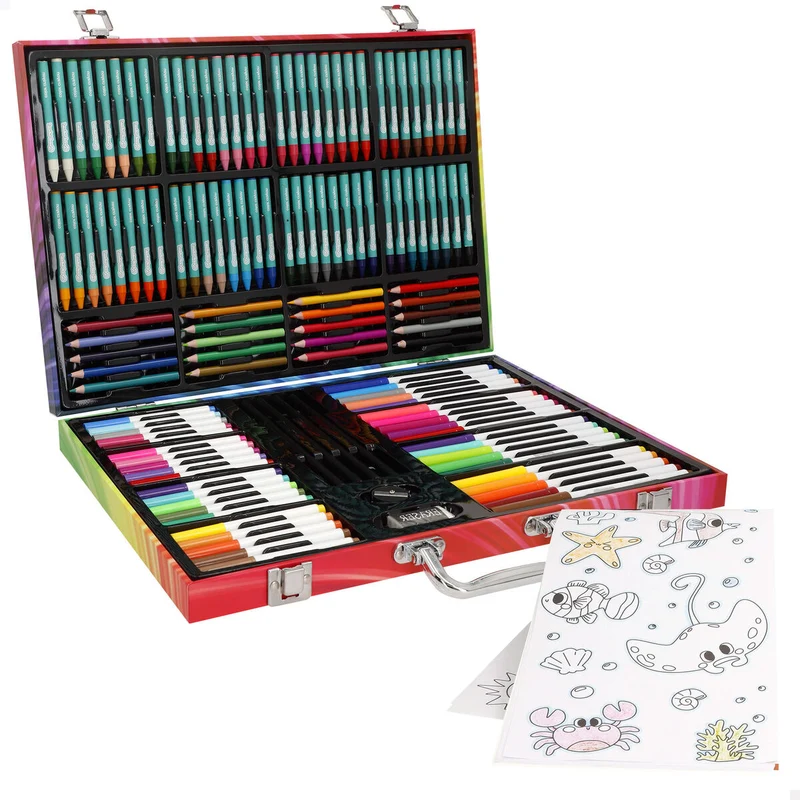 Drawing Set Colorbaby (4 Units) (130 Pieces)