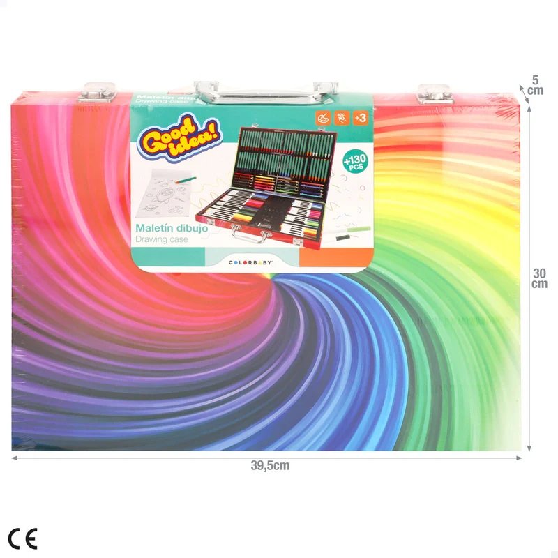 Drawing Set Colorbaby (4 Units) (130 Pieces)