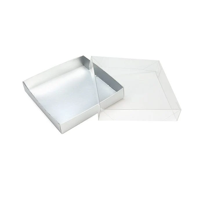 Deckel Transparent & Faltbar 13.2x2.5x13.5cm (25 Stück) [BT357]