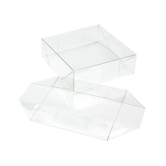 Deckel Transparent & Faltbar 8.1x2.5x8.4cm (25 Stück) [BT356]