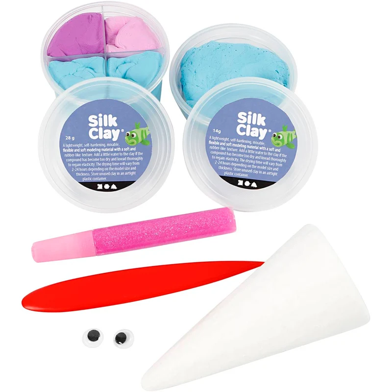 Lu-La, Hellblau, Pink, Flieder, 1 Set [HOB-100783]