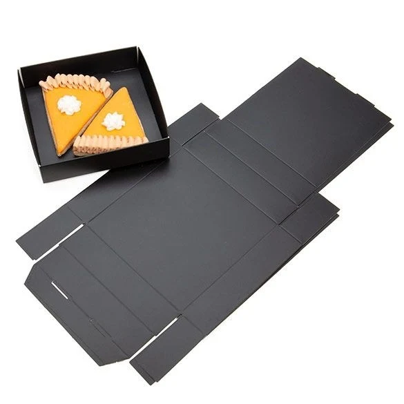 Pappschachtelböden Schwarz 10.5x2.5x10.8cm (25 Stück) [BK99]