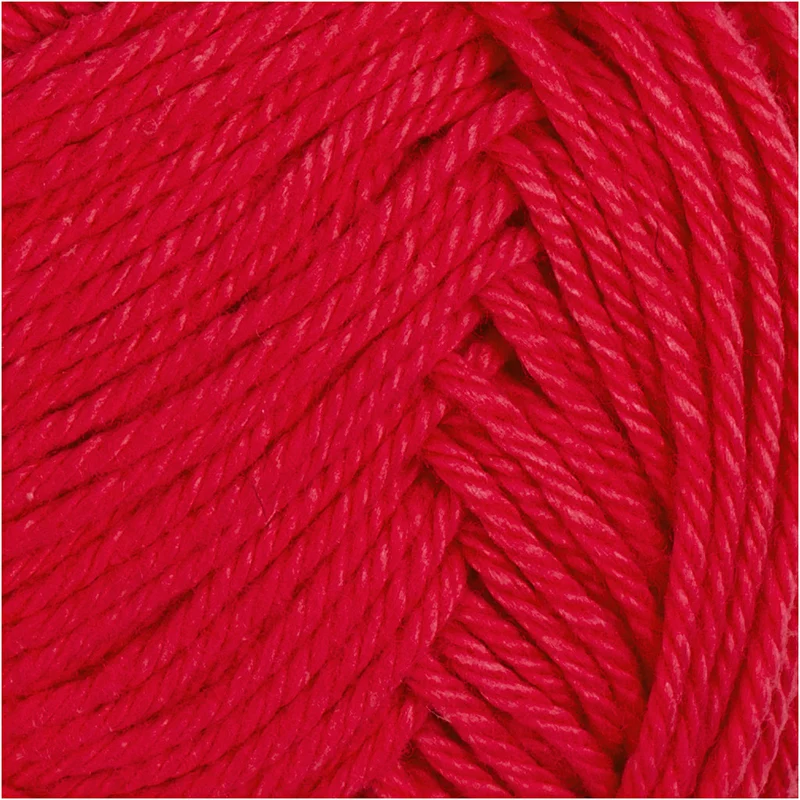 Baumwollgarn, Nr. 8/4, L 170 M, Nadel 3-3,5, Dunkelrot, 50 g/ 1 Knäuel [HOB-431240]