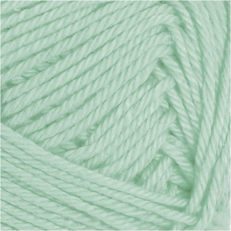 Baumwollgarn, Nr. 8/4, L 170 M, Nadel 3-3,5, Mintgrün, 50 g/ 1 Knäuel [HOB-431210]