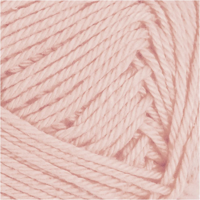 Baumwollgarn, Nr. 8/4, L 170 M, Nadel 3-3,5, Hellrosa, 50 g/ 1 Knäuel [HOB-431160]