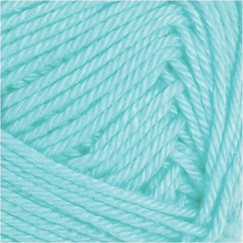 Baumwollgarn, Nr. 8/4, L 170 M, Nadel 3-3,5, Türkis, 50 g/ 1 Knäuel [HOB-431120]