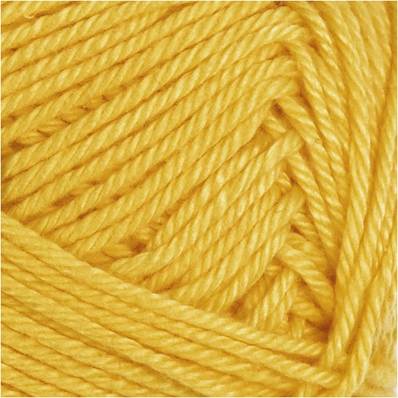 Baumwollgarn, Nr. 8/4, L 170 M, Nadel 3-3,5, Curry, 50 g/ 1 Knäuel [HOB-431070]