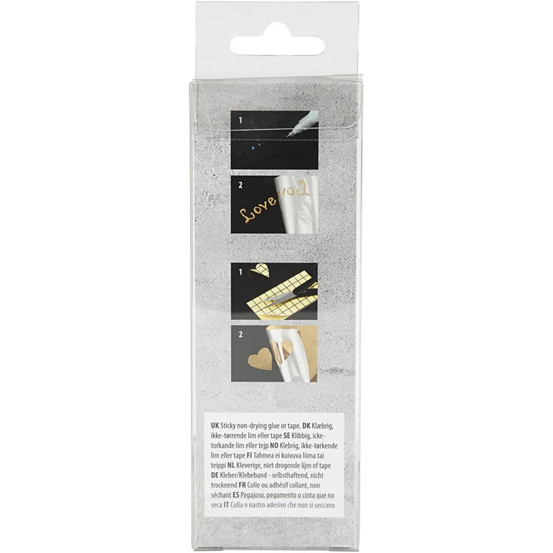 Dekofolie, B 15,5 cm, Dicke 0,02 mm, Gold, 50 cm/ 1 Rolle [HOB-283561]