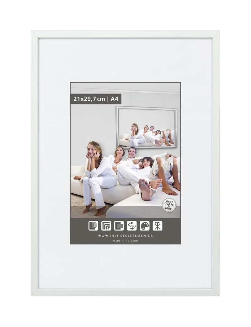 Fotorahmen 18x24cm M125 Matt Silber (1 Stück) [MA-1250118242]