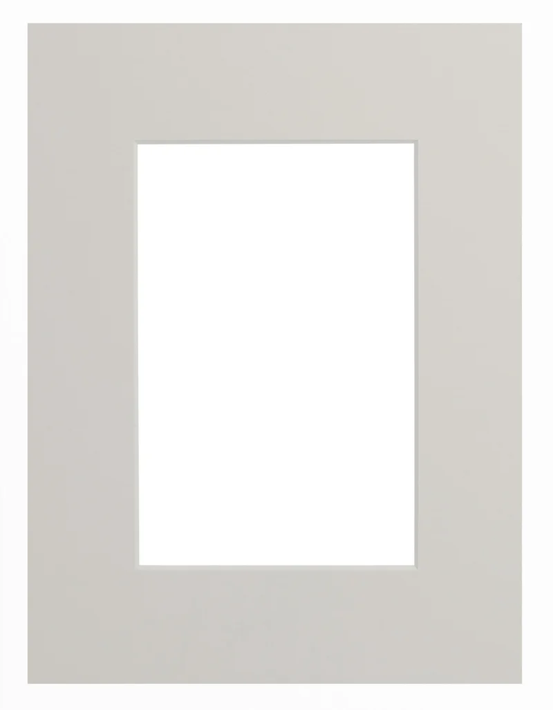 Passepartouts 224 Weiß 40x50cm mit 27x34cm Ausschnitt (5 Stück) [MA-7422440502]