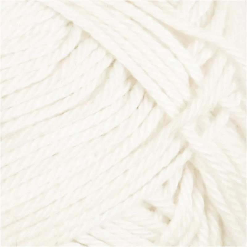 Baumwollgarn, Nr. 8/4, L 170 M, Nadel 3-3,5, Naturweiß, 50 g/ 1 Knäuel [HOB-431030]