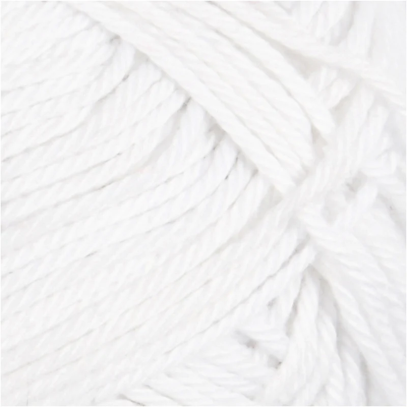 Baumwollgarn, Nr. 8/4, L 170 M, Nadel 3-3,5, Weiß, 50 g/ 1 Knäuel [HOB-431020]