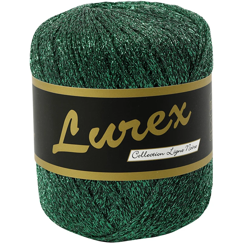 Lurexgarn, L 160 M, Grün, 25 g/ 1 Knäuel [HOB-421472]