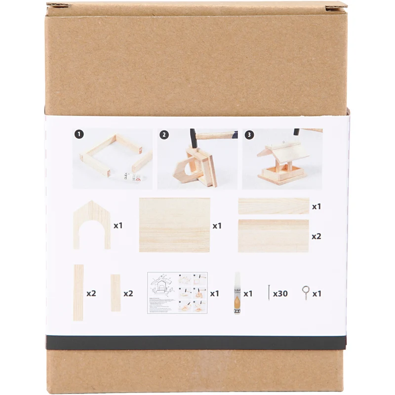Vogelfutterspender, H 12,5 cm, T 14,5 cm, B 11,5 cm, 1 Stk [HOB-57968]