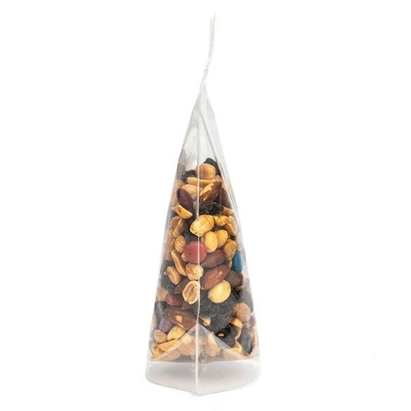 Standbodenbeutel Transparent 13x7.9x20.6cm | 110 Gramm mit Aufhängeloch (100 Stück) [ZBG3H]
