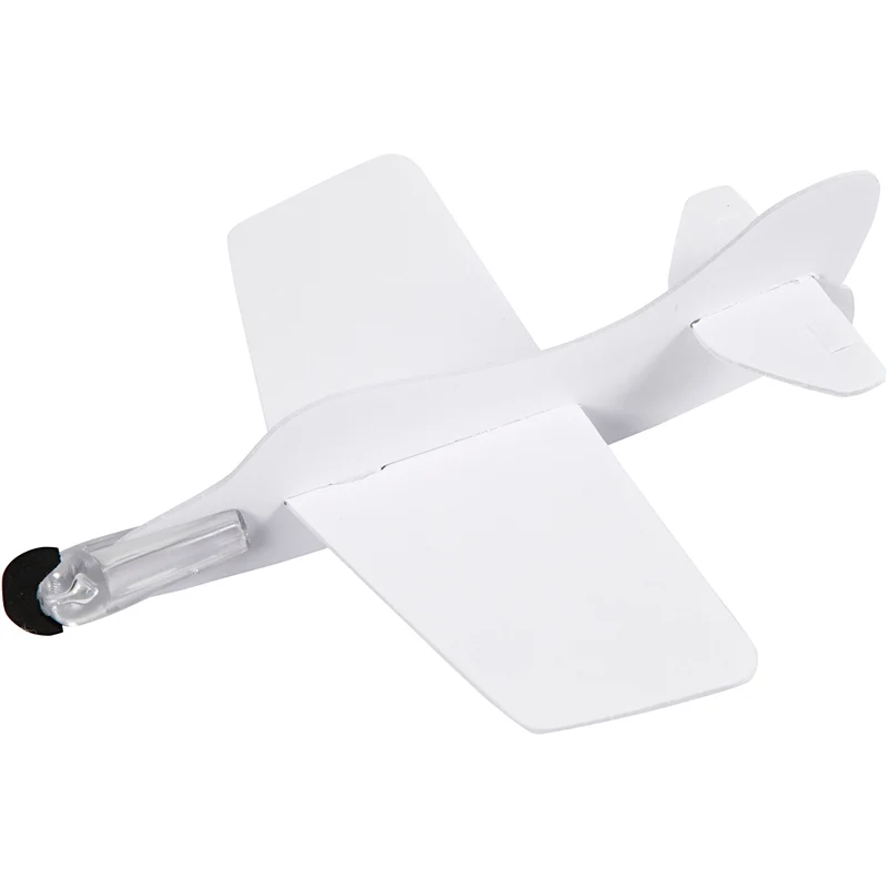 Flugzeug-Sortiment, L 11,5-19 cm, B 11-17,5 cm, Weiß, 50 Stk/ 1 Pck [HOB-51234]