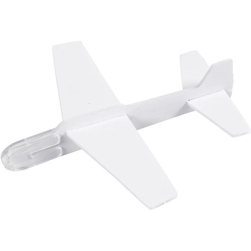 Flugzeug-Sortiment, L 11,5-19 cm, B 11-17,5 cm, Weiß, 50 Stk/ 1 Pck [HOB-51234]