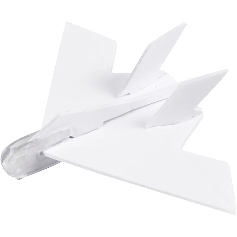 Flugzeug-Sortiment, L 11,5-19 cm, B 11-17,5 cm, Weiß, 50 Stk/ 1 Pck [HOB-51234]