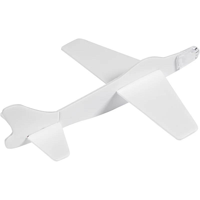 Flugzeug-Sortiment, L 19 cm, B 17,5 cm, Weiß, 2 Stk/ 1 Pck [HOB-51232]