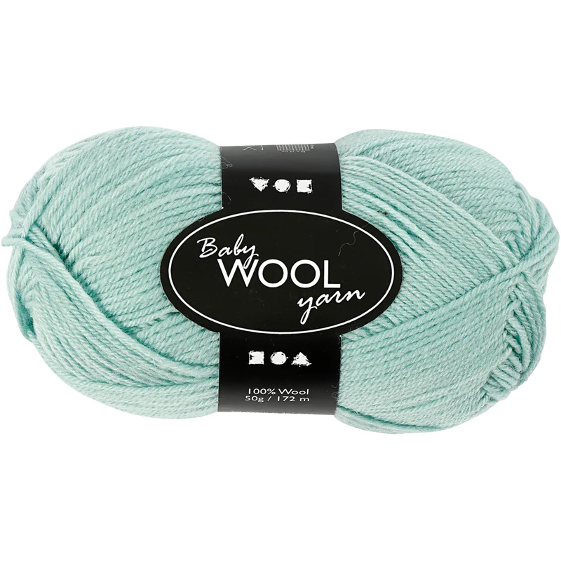 Babywolle, L 172 M, Blaßgrün, 50 g/ 1 Knäuel [HOB-41352]