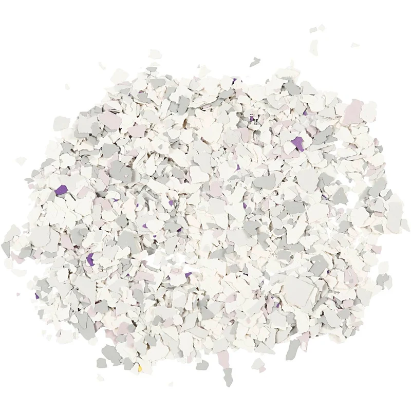 Terrazzo-Flocken, Hellgrau, 90 g/ 1 Dose [HOB-24593]