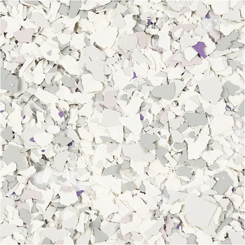 Terrazzo-Flocken, Hellgrau, 90 g/ 1 Dose [HOB-24593]