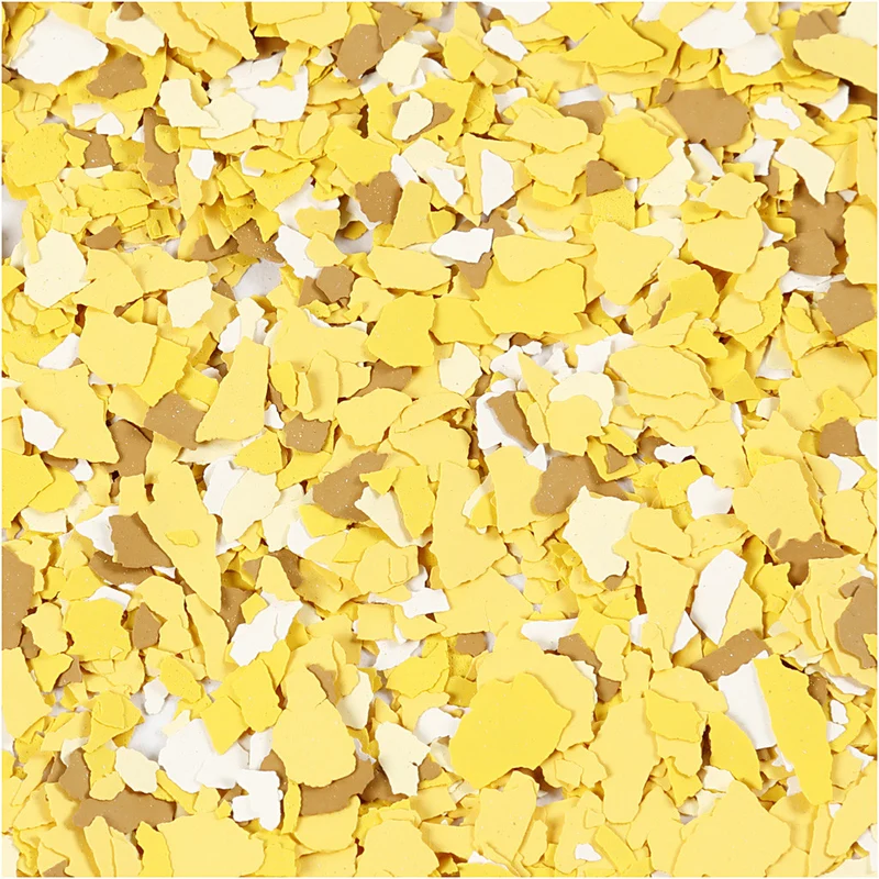 Terrazzo-Flocken, Gelb, 90 g/ 1 Dose [HOB-24592]