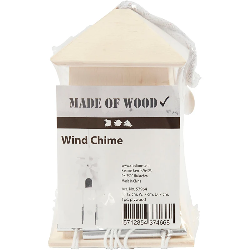 Windspiel, H 12 cm, T 7 cm, B 7 cm, 1 Stk [HOB-57964]