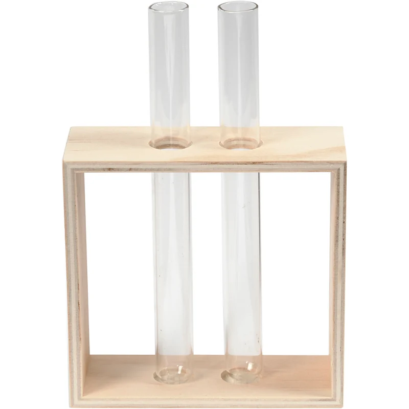 Reagenzglashalter, H 10+15 cm, T 4 cm, B 10,5 cm, 1 Stk [HOB-57962]