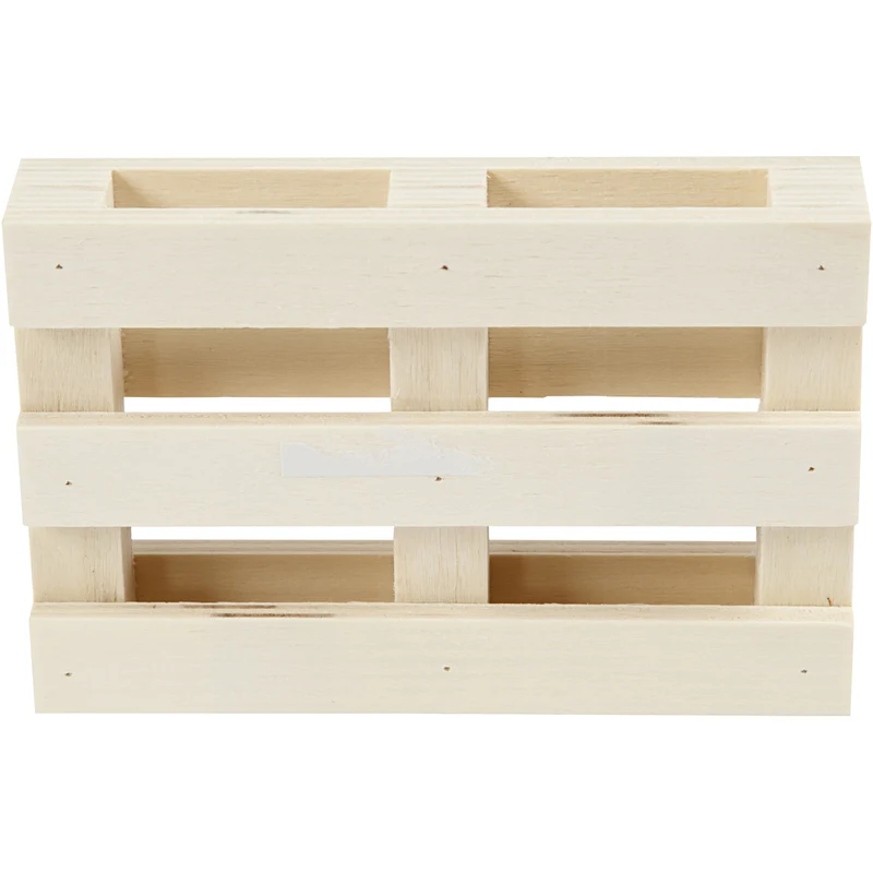 Mini-Palette, H 2,5 cm, L 12 cm, B 8 cm, 1 Stk [HOB-57960]
