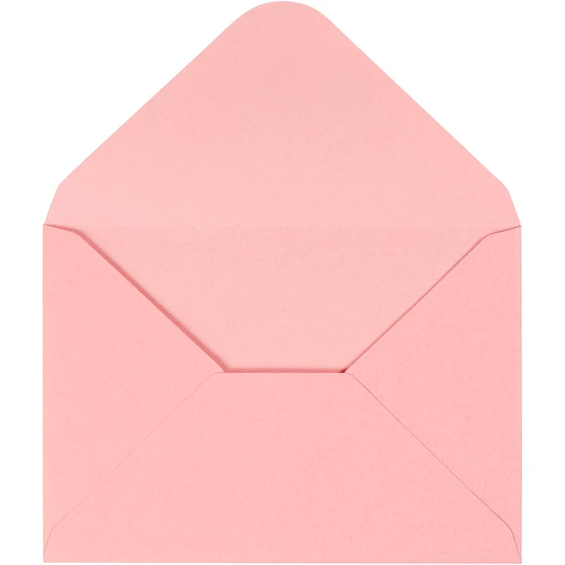 Umschläge, Umschlaggröße 11,5x16 cm, 110 g, Rosa, 10 Stk/ 1 Pck [HOB-217019]