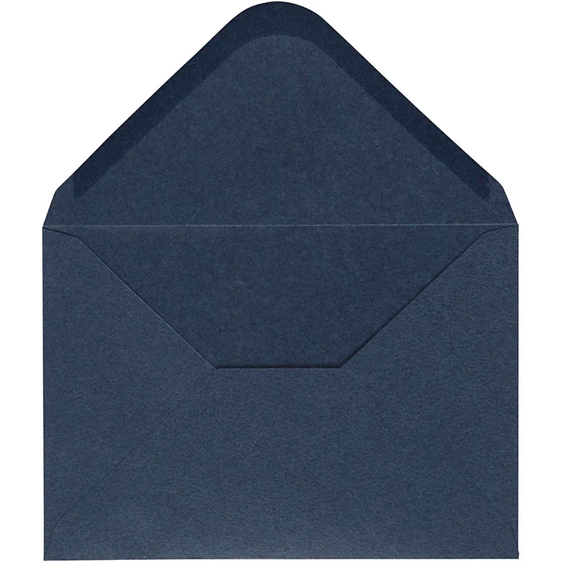 Umschläge, Umschlaggröße 11,5x16 cm, 110 g, Blau, 10 Stk/ 1 Pck [HOB-217014]