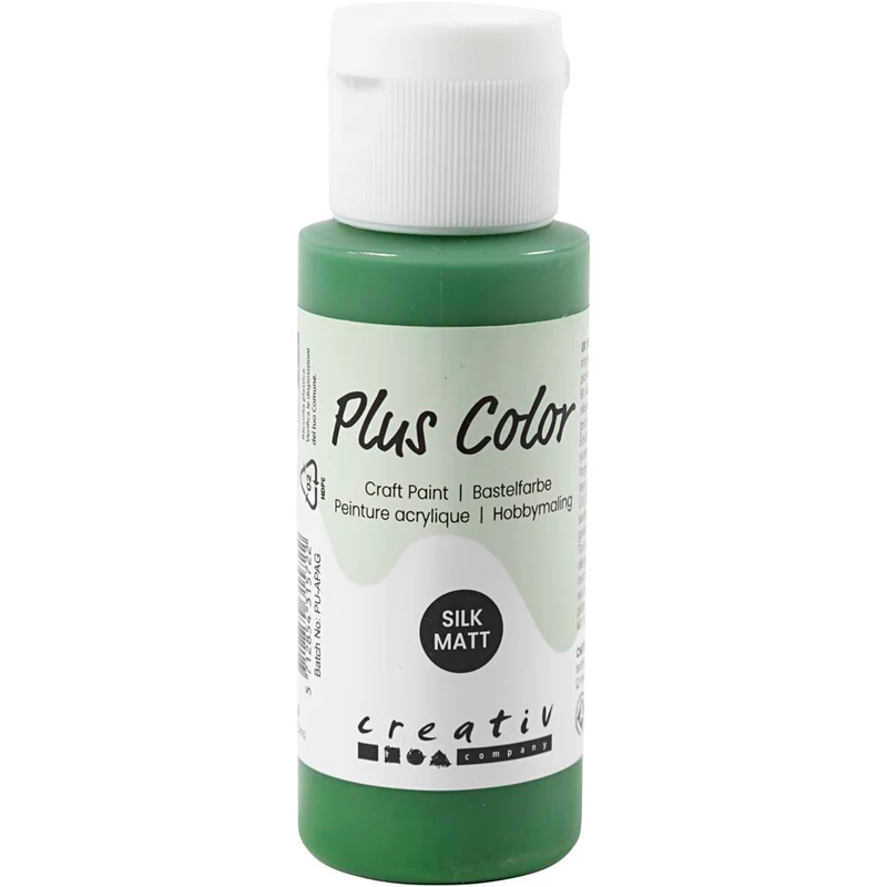Plus Color Bastelfarbe, Frühjahrsgrün, 60 ml/ 1 Fl. [HOB-39682]