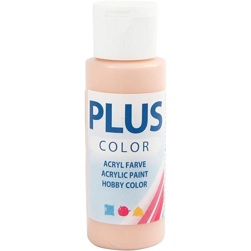 Plus Color Bastelfarbe, Pfirsich, 60 ml/ 1 Fl. [HOB-39679]