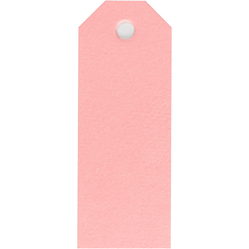 Manila-Anhänger, Größe 3x8 cm, 220 g, Rosa, 20 Stk/ 1 Pck [HOB-234019]