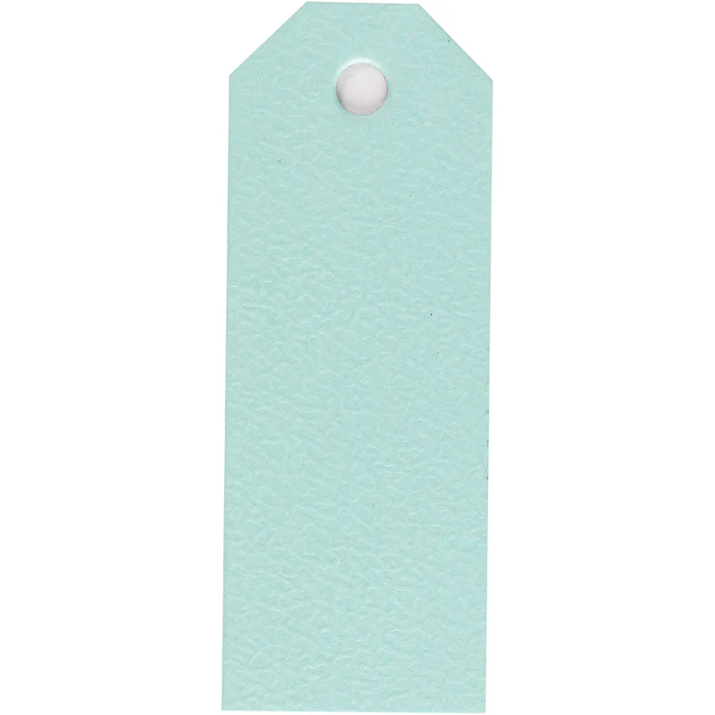 Manila-Anhänger, Größe 3x8 cm, 220 g, Hellblau, 20 Stk/ 1 Pck [HOB-234018]