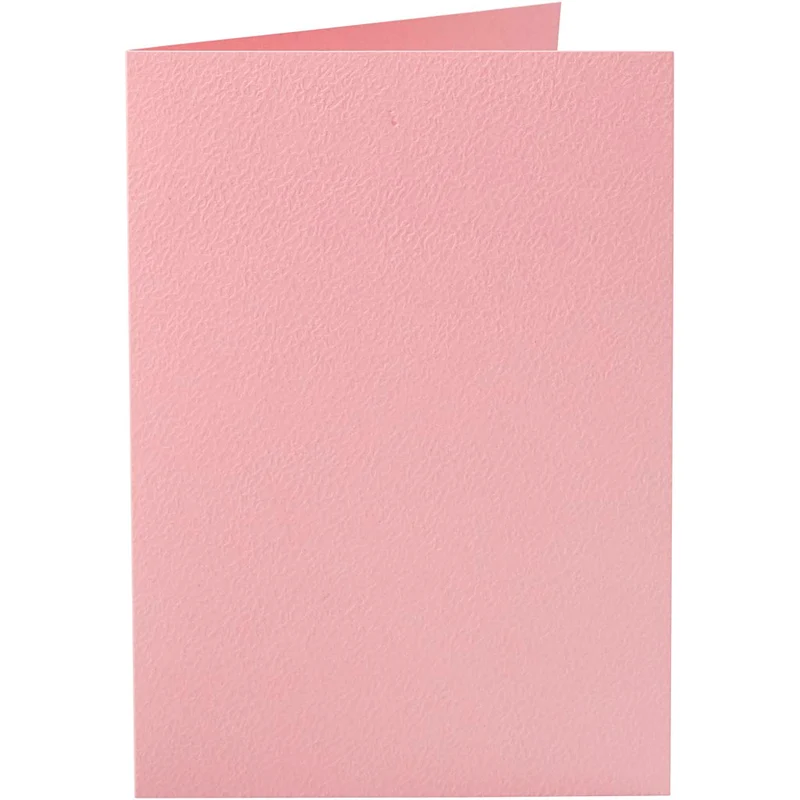 Karten, Kartengröße 10,5x15 cm, 220 g, Rosa, 10 Stk/ 1 Pck [HOB-216019]