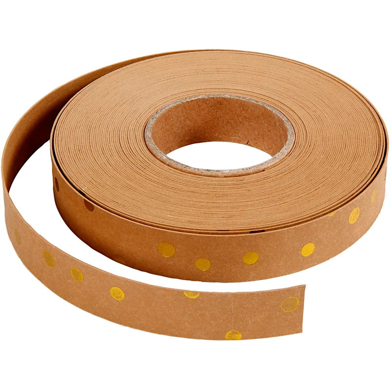 Lederpapierstreifen / Flechtstreifen, B 15 mm, Dicke 0,55 mm, Hellbraun, 9.50 m/ 1 Rolle [HOB-498956]