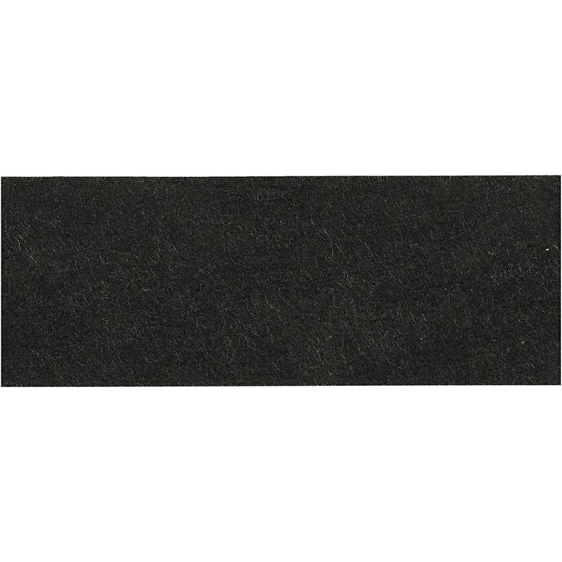 Lederpapierstreifen / Flechtstreifen, B 15 mm, Dicke 0,55 mm, Schwarz, 9.50 m/ 1 Rolle [HOB-498954]