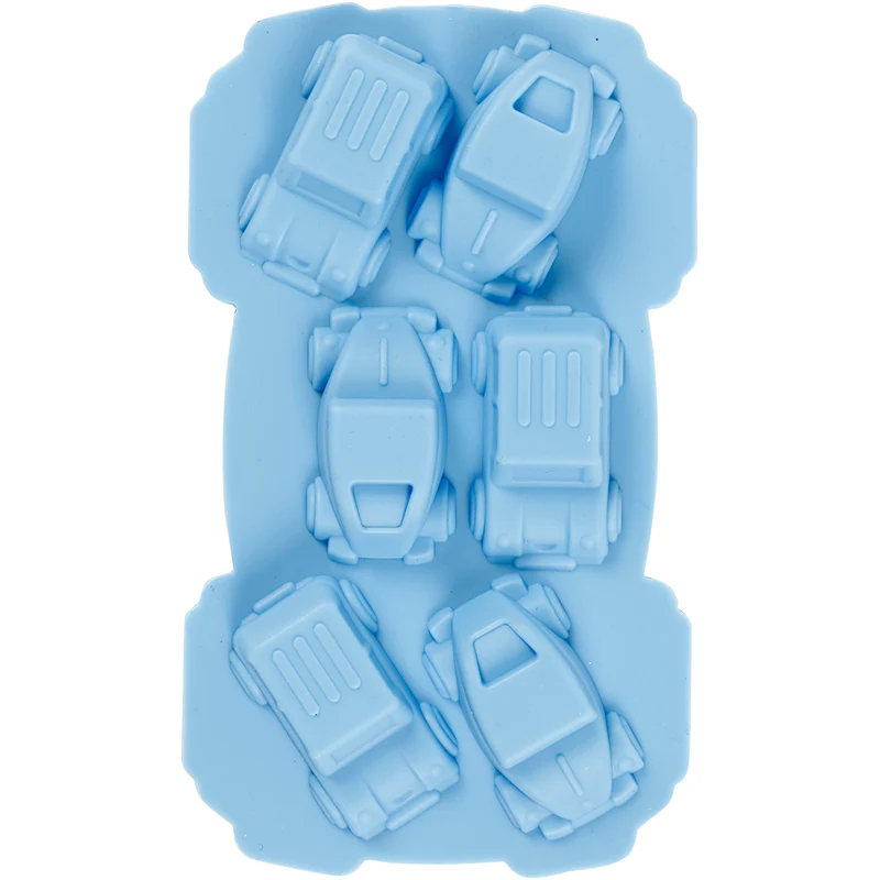 Silikonform, Autos, H 2,5 cm, L 3 cm, B 4,5 cm, 12,5 ml, 1 Stk [HOB-37132]