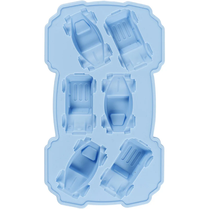Silikonform, Autos, H 2,5 cm, L 3 cm, B 4,5 cm, 12,5 ml, 1 Stk [HOB-37132]