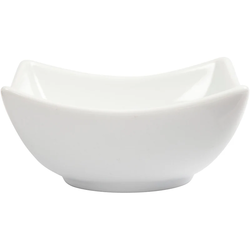 Schale, H 4,5 cm, D 10 cm, Weiß, 2 Stk/ 1 Pck [HOB-555230]
