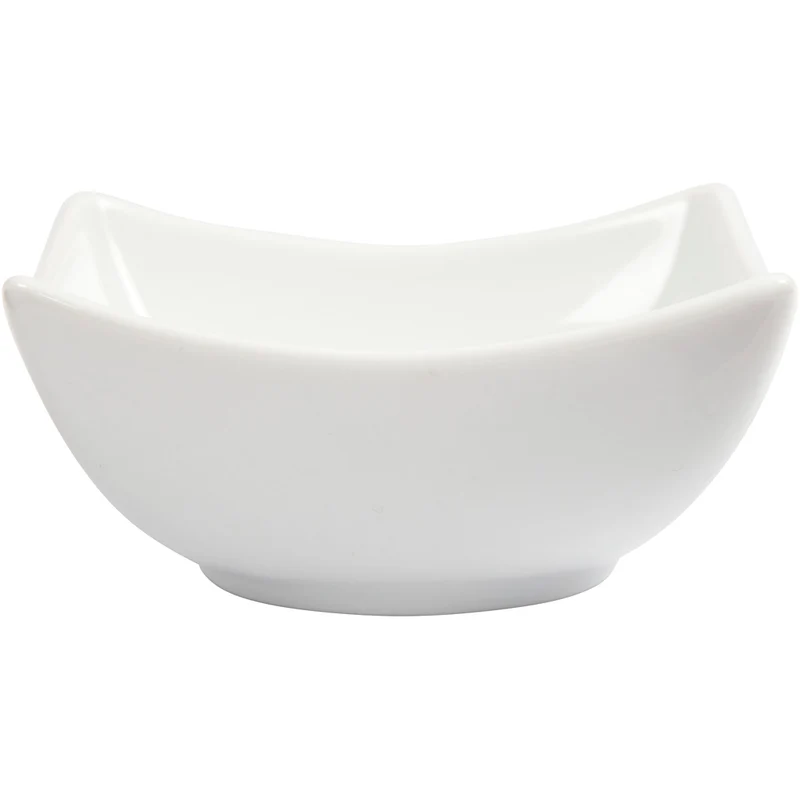 Schale, H 4,5 cm, D 10 cm, Weiß, 12 Stk/ 1 Pck [HOB-55523]