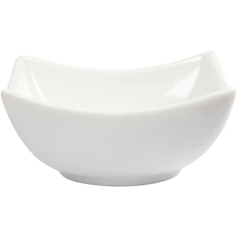 Schale, H 4,5 cm, D 10 cm, Weiß, 12 Stk/ 1 Pck [HOB-55523]