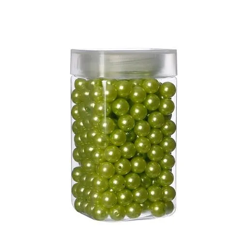 Perlen 12mm Lindgrün 220 Gramm (1 St.) [IFS-27226]