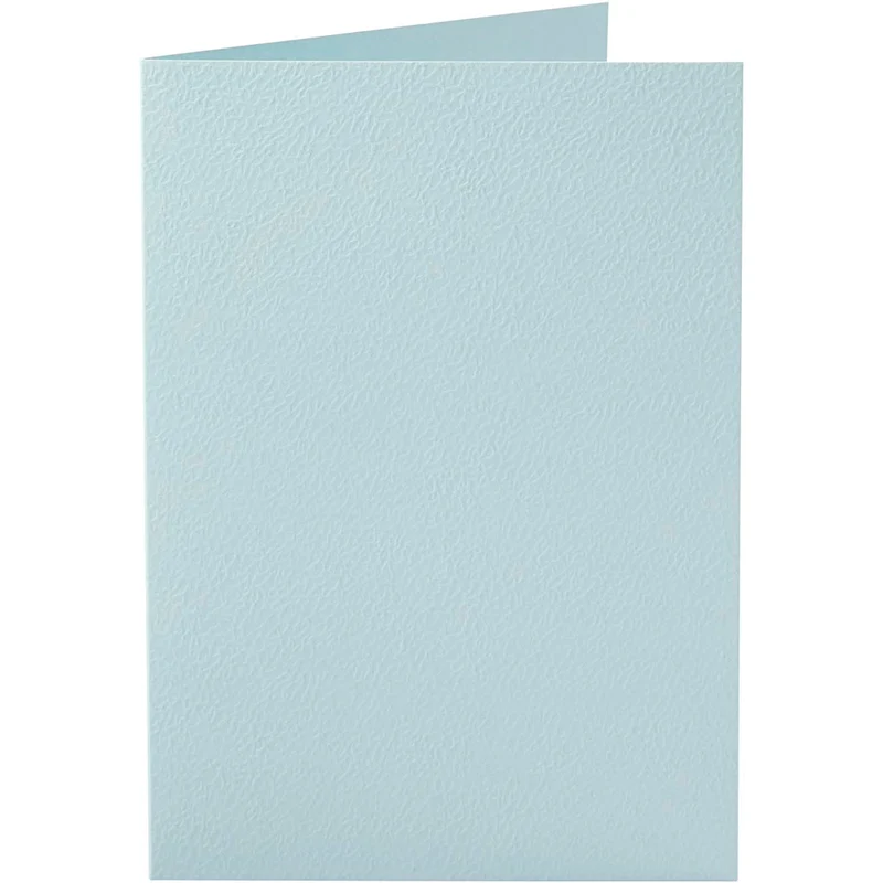 Karten, Kartengröße 10,5x15 cm, 220 g, Hellblau, 10 Stk/ 1 Pck [HOB-216018]