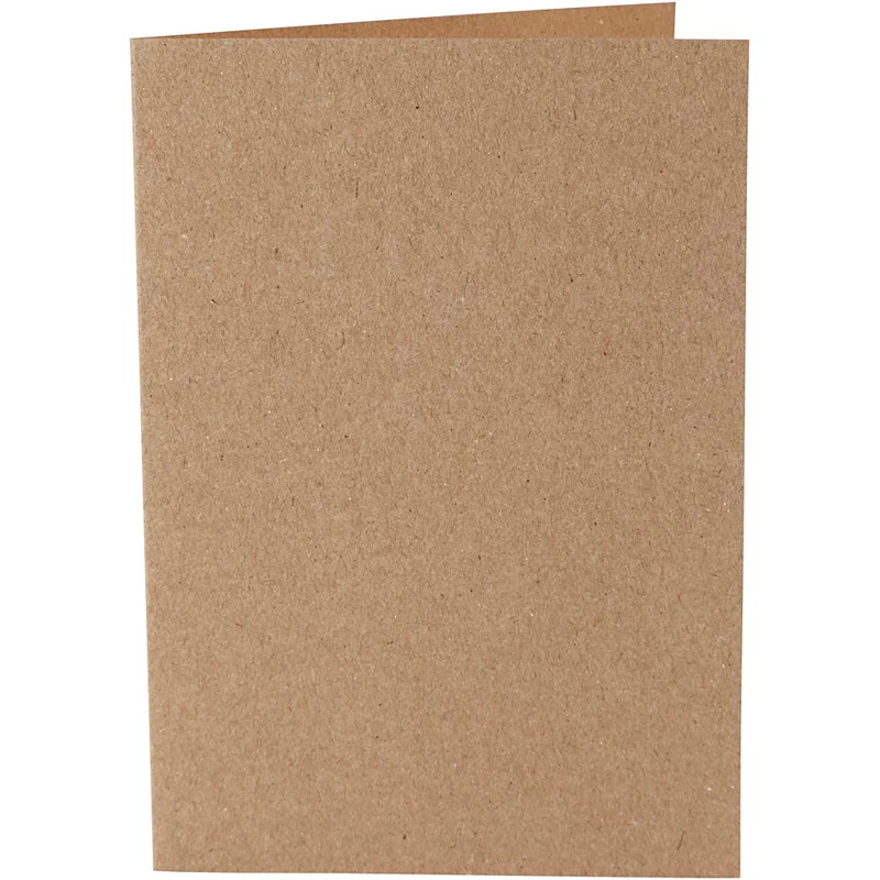 Karten, Kartengröße 10,5x15 cm, 220 g, Natur, 10 Stk/ 1 Pck [HOB-216016]