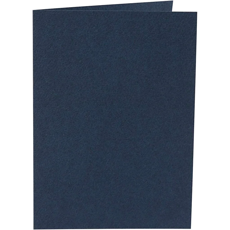 Karten, Kartengröße 10,5x15 cm, 220 g, Blau, 10 Stk/ 1 Pck [HOB-216014]