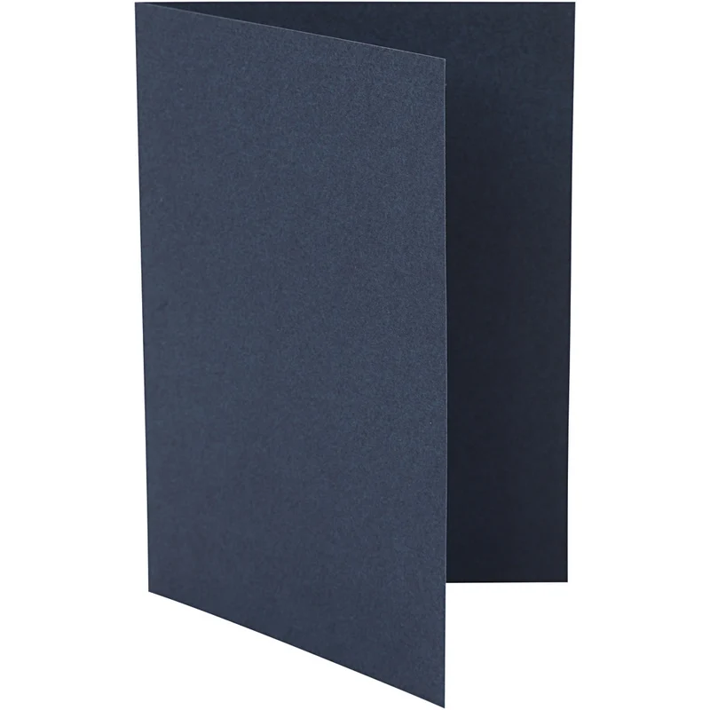Karten, Kartengröße 10,5x15 cm, 220 g, Blau, 10 Stk/ 1 Pck [HOB-216014]