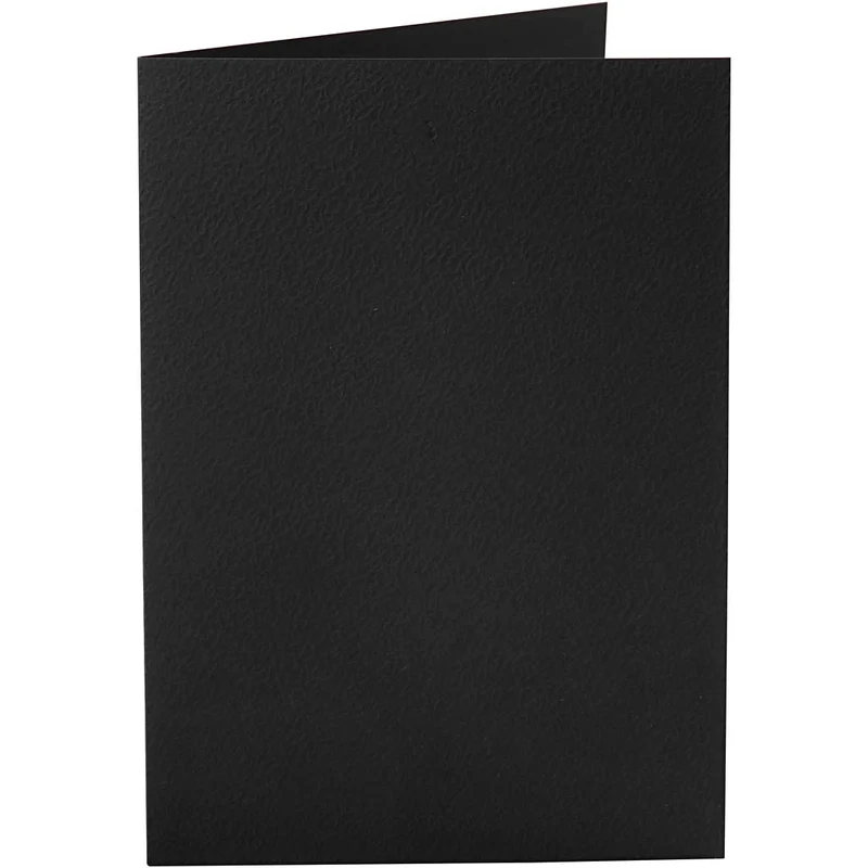 Karten, Kartengröße 10,5x15 cm, 220 g, Schwarz, 10 Stk/ 1 Pck [HOB-216012]